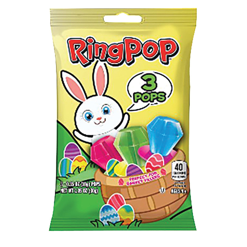 Wholesale Ring Pop Easter 3 Count 1 Oz Peg Bag Bulk