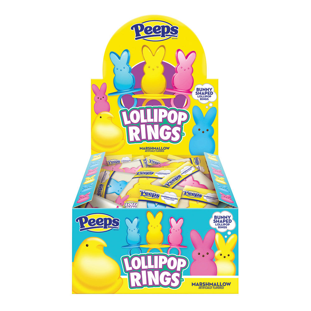 Wholesale Peeps Single Lollipop Rings .42 Oz Bulk