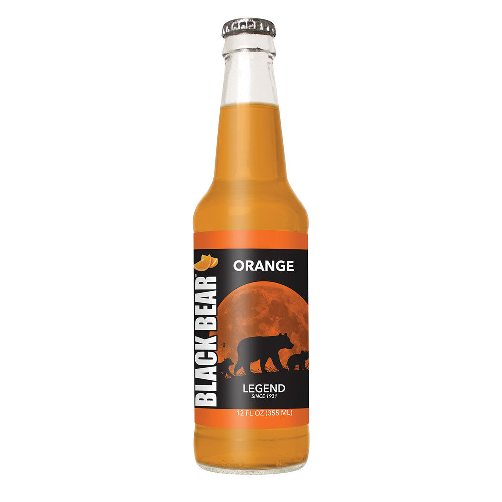 Black Bear Orange Soda 12 Oz Bottle