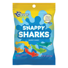 Wholesale Müttenberg Candy Snappy Sharks 4 Oz Peg Bag- Bulk