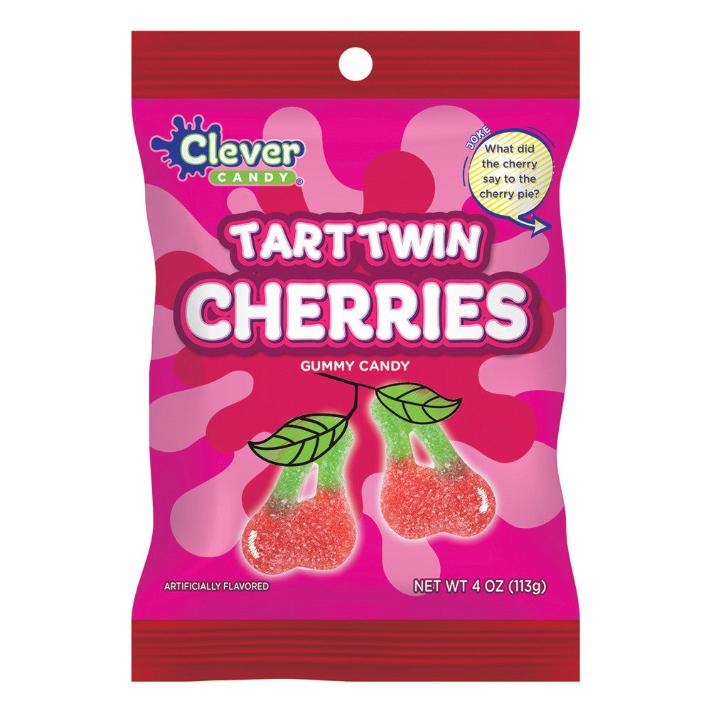Wholesale Müttenberg Candy Tart Twin Cherries 4 Oz Peg Bag- Bulk