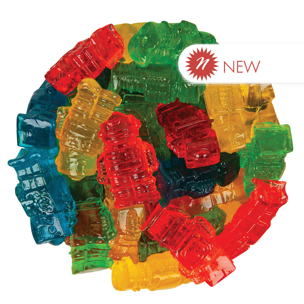 Wholesale Clever Candy 3D Gummy Robots Bulk