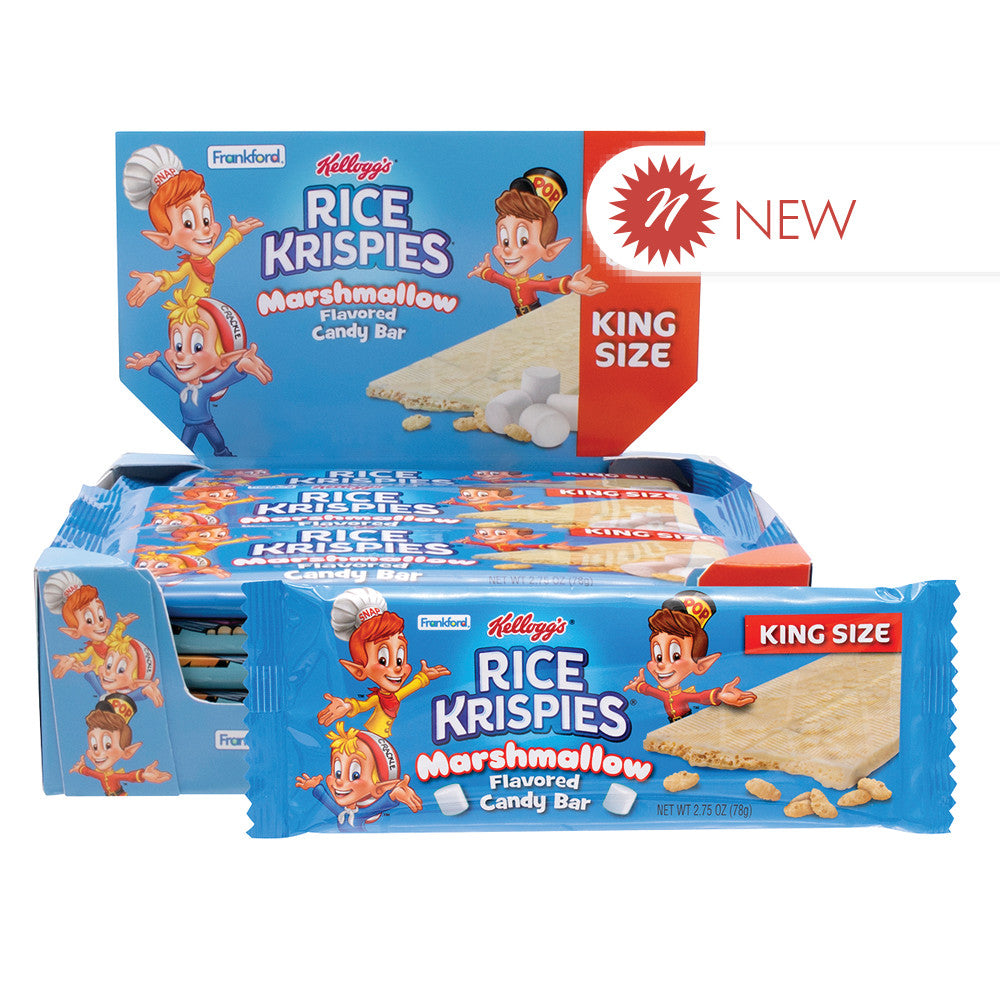 Wholesale Rice Krispies Marshmallow Flavored Candy Bar King Size 2.75 Oz Bulk