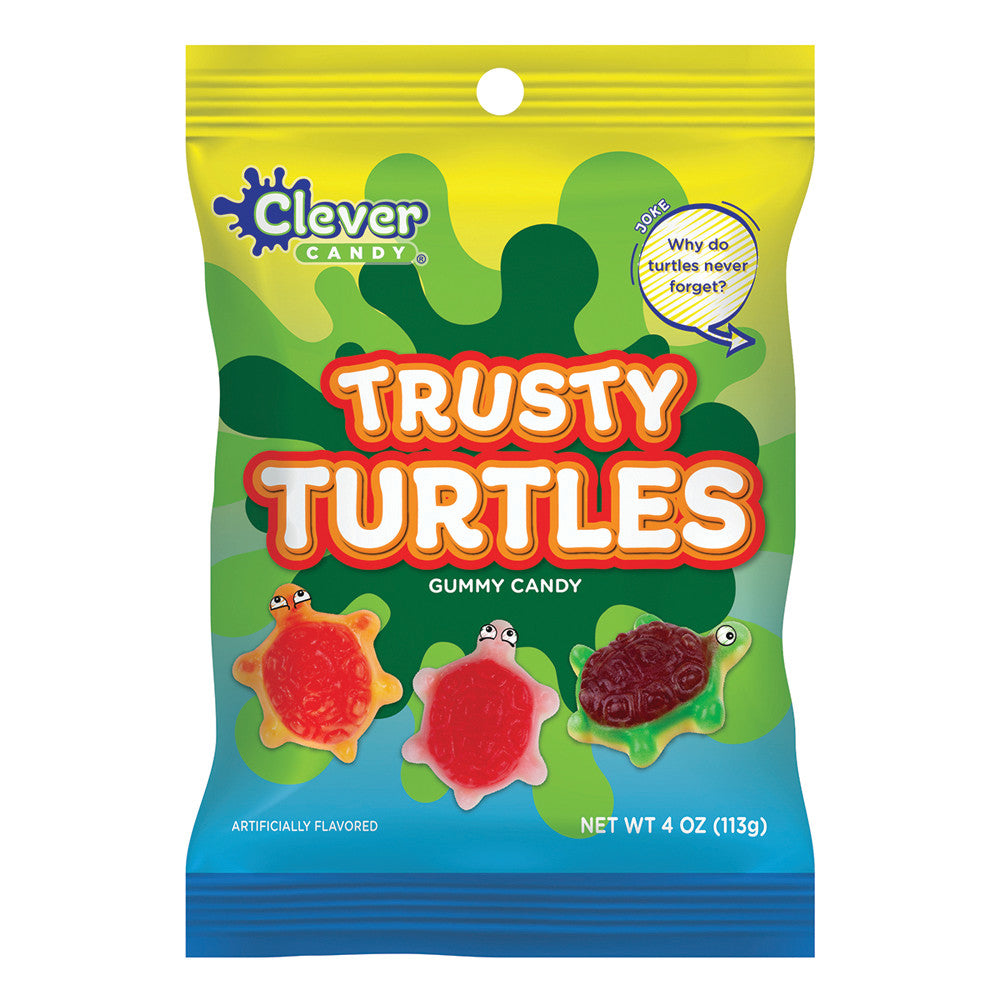 Wholesale Müttenberg Candy Trusty Turtles 4 Oz Peg Bag- Bulk