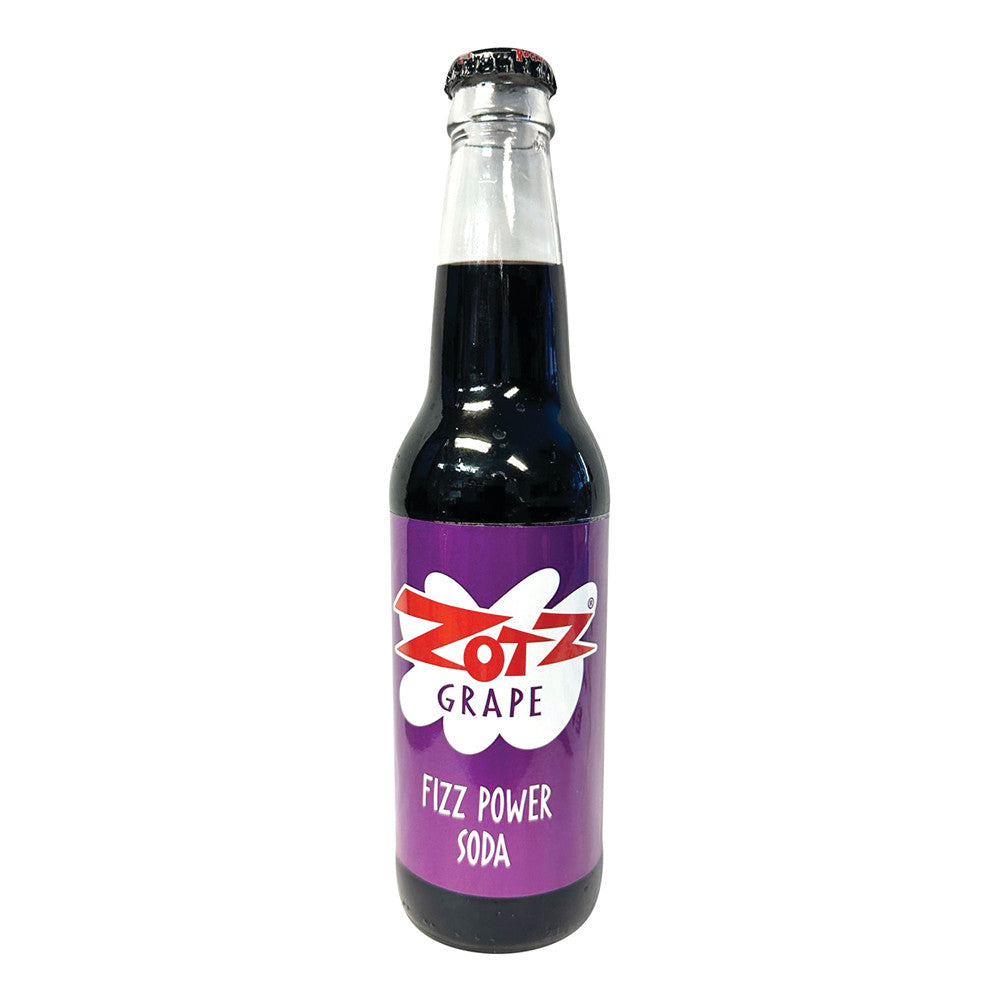 Wholesale Rocket Fizz Zotz Grape Fizz Power Soda 12 Oz Bulk