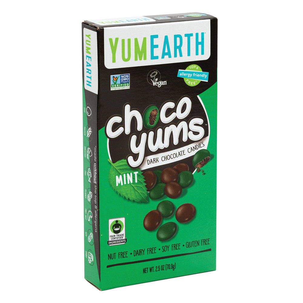 Wholesale Yumearth Choco Yums Mint 2.5 Oz Box Bulk