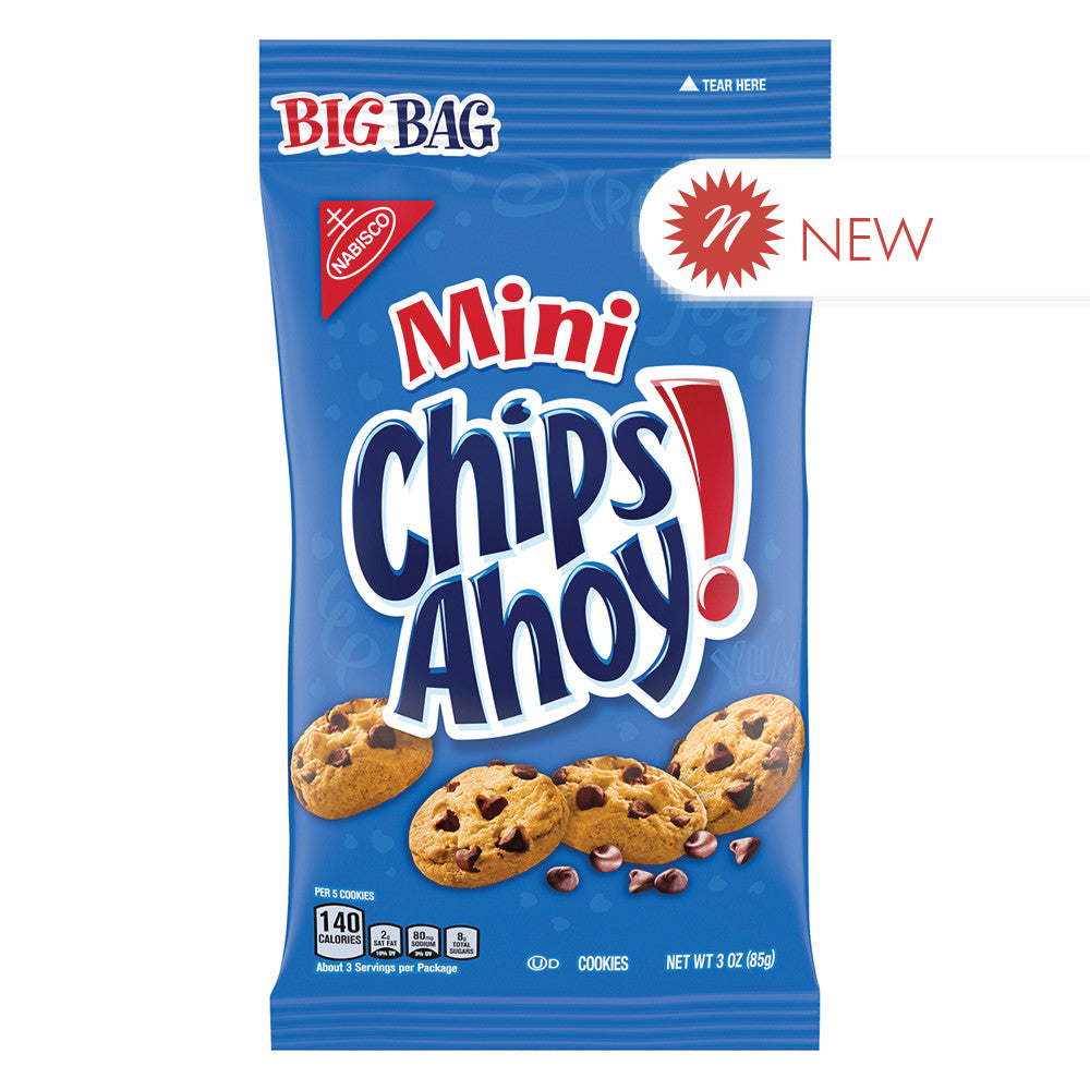 Wholesale Chips Ahoy 3 Oz Mini Bag-12ct Case Bulk