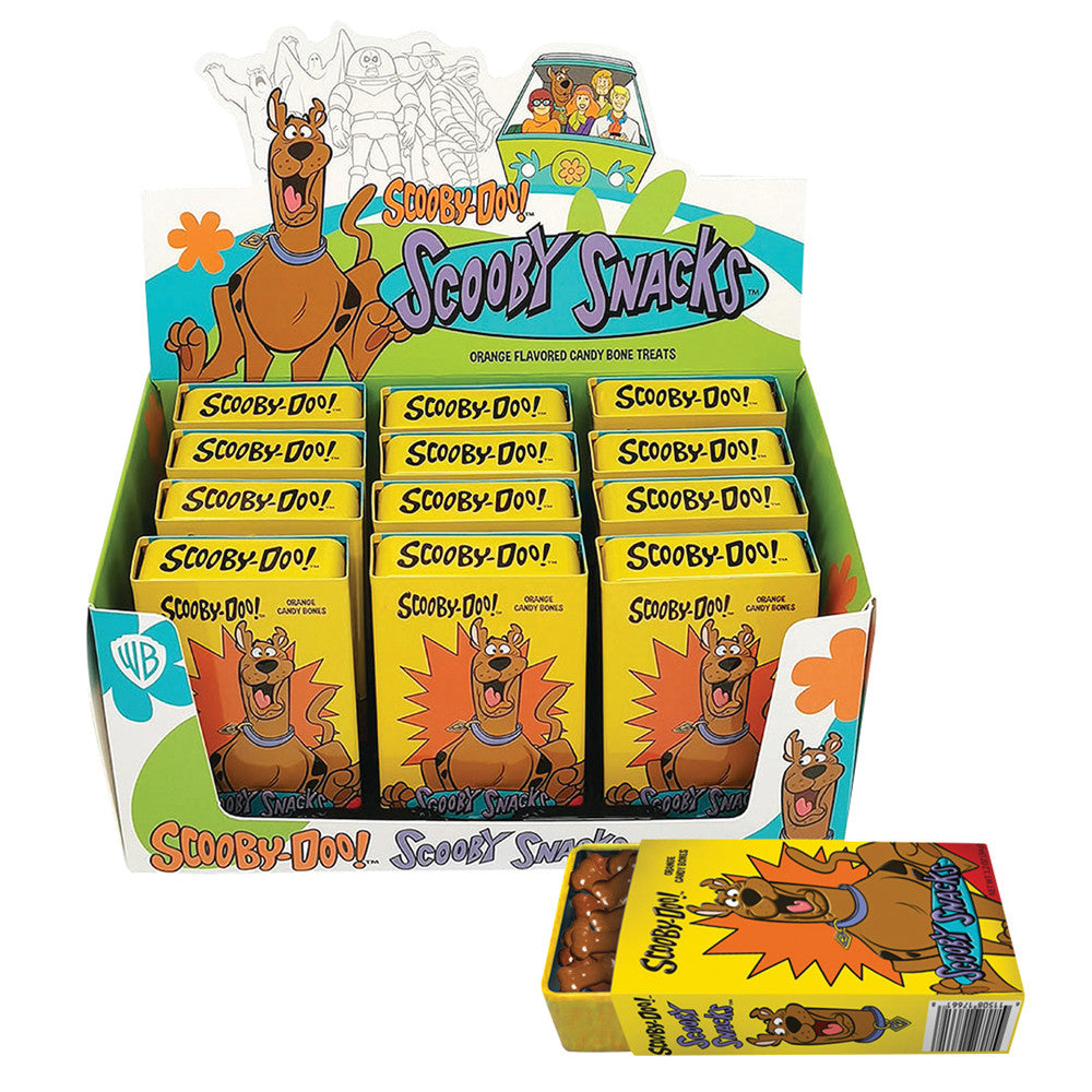 Wholesale Scooby Snacks Slider Candy Bones Tin Bulk