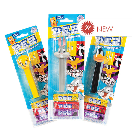 Wholesale Pez Looney Tunes 0.87 Oz Blister Pack- Bulk