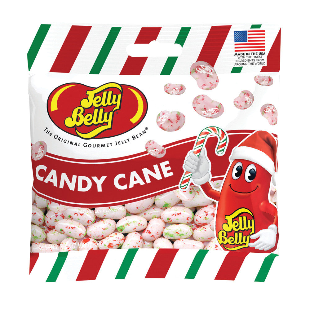 Jelly Belly Candy Cane 3.5 Oz Peg Bag