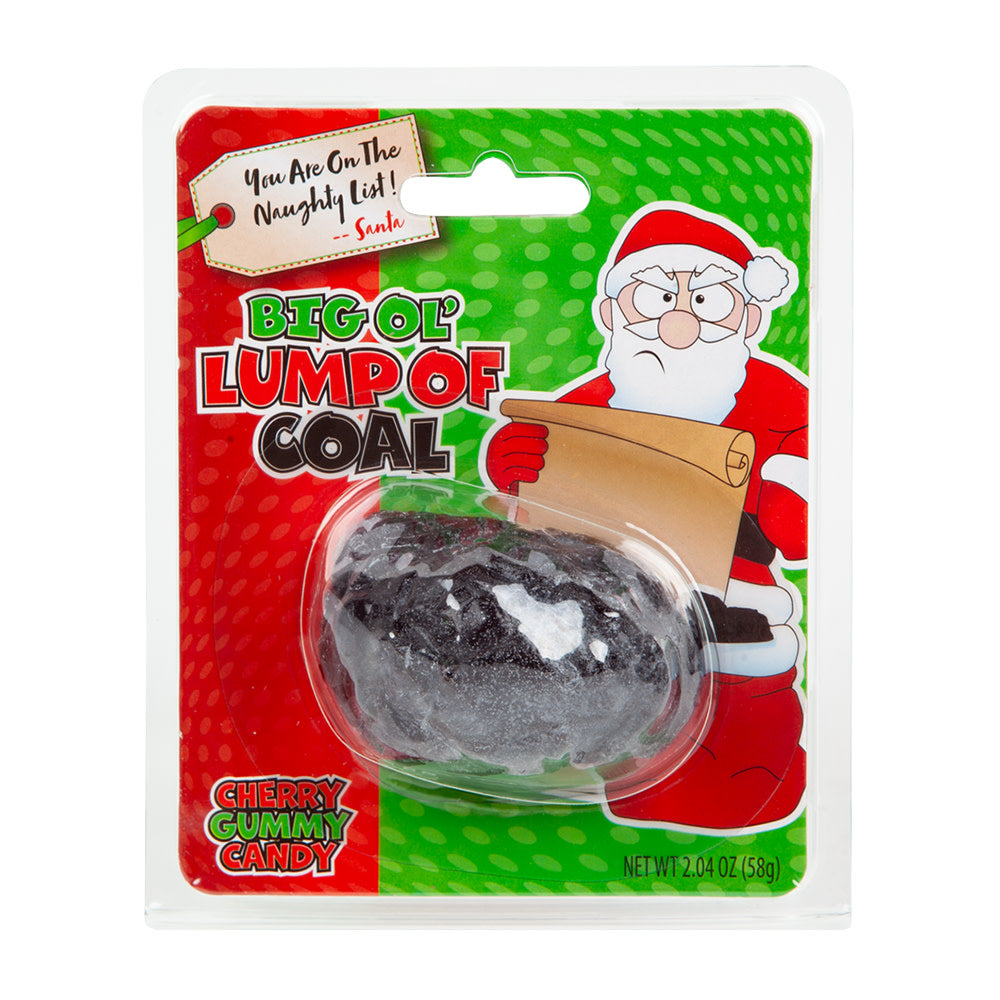 Wholesale Big -Ol' Lump Of Coal Gummy 2.4 Oz- Bulk