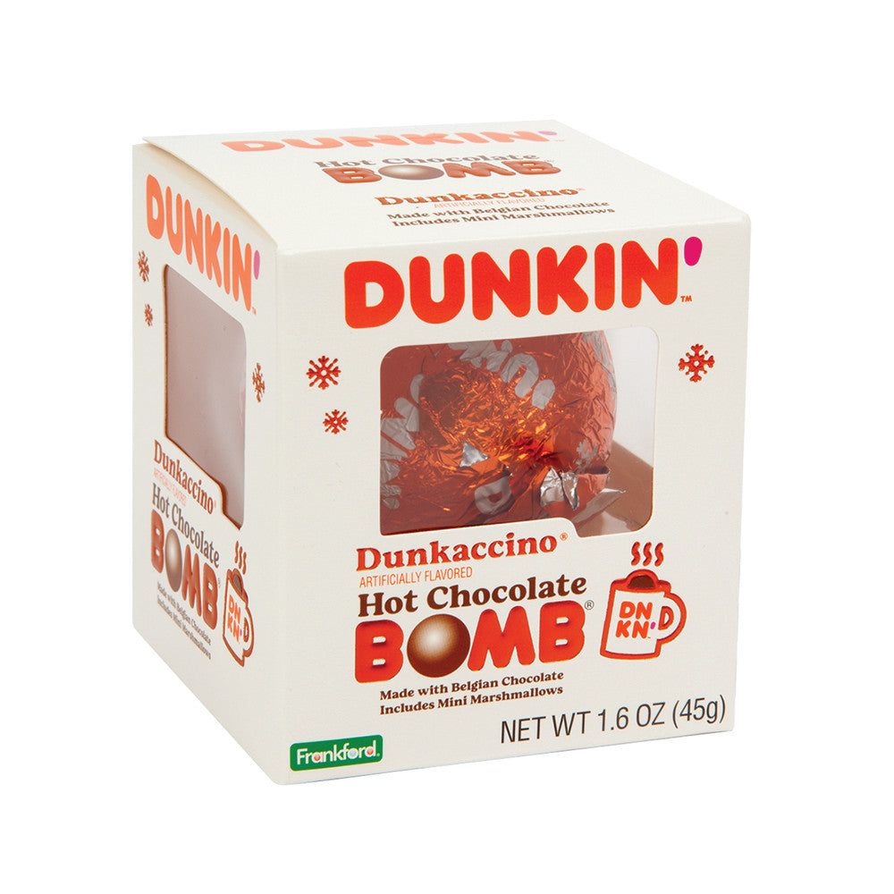 Wholesale Dunkin Dunkaccino Hot Chocolate Bomb 1.6 Oz Box Bulk