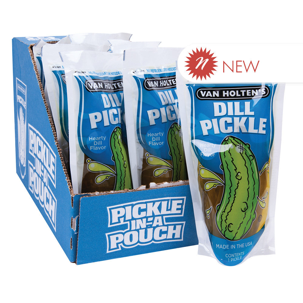 Wholesale Van Holten'S Dill Pickle In A Pouch-12ct Case Bulk