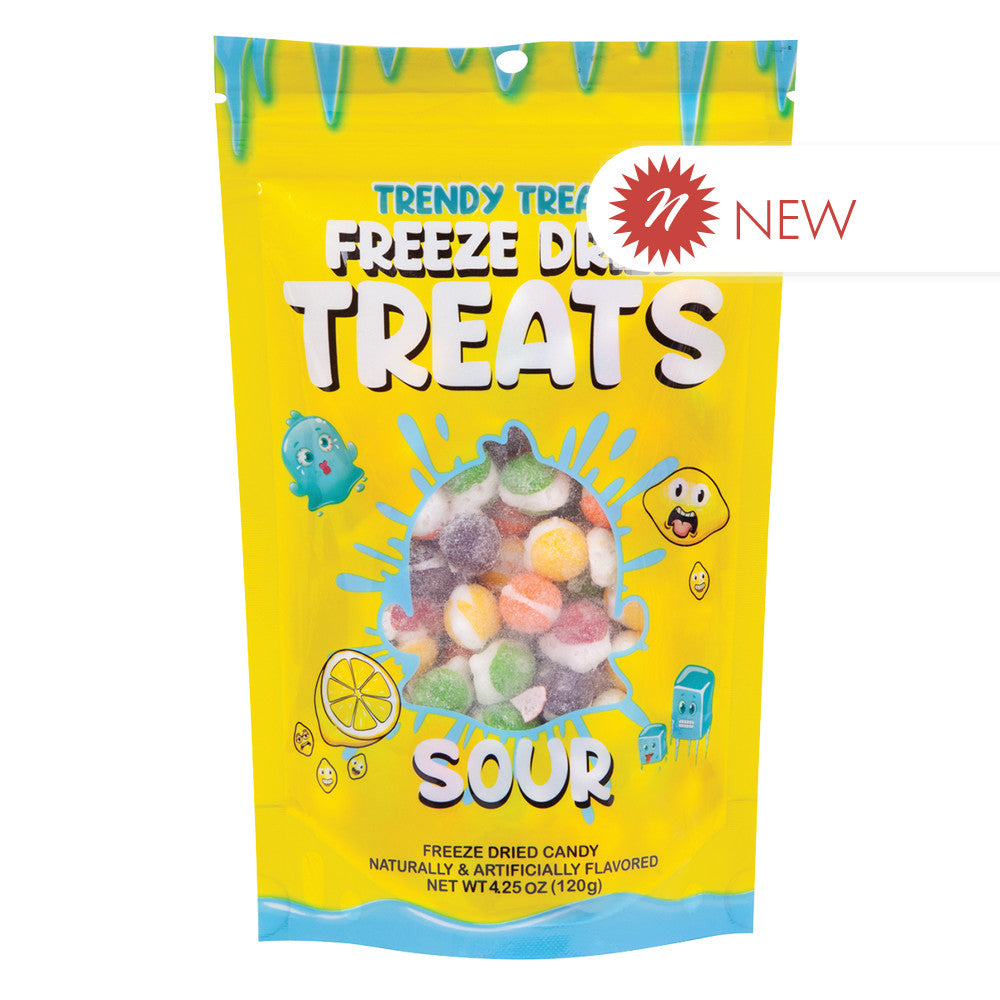 Wholesale Trendy Treats Sour 4.25 Oz Pouch- Bulk