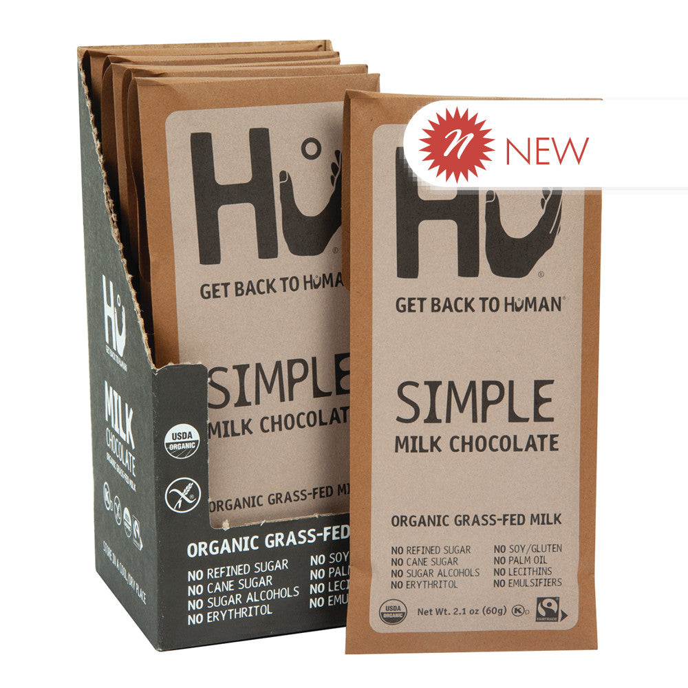 Wholesale Hu Simple Milk Chocolate 2.1 Oz Bar Bulk