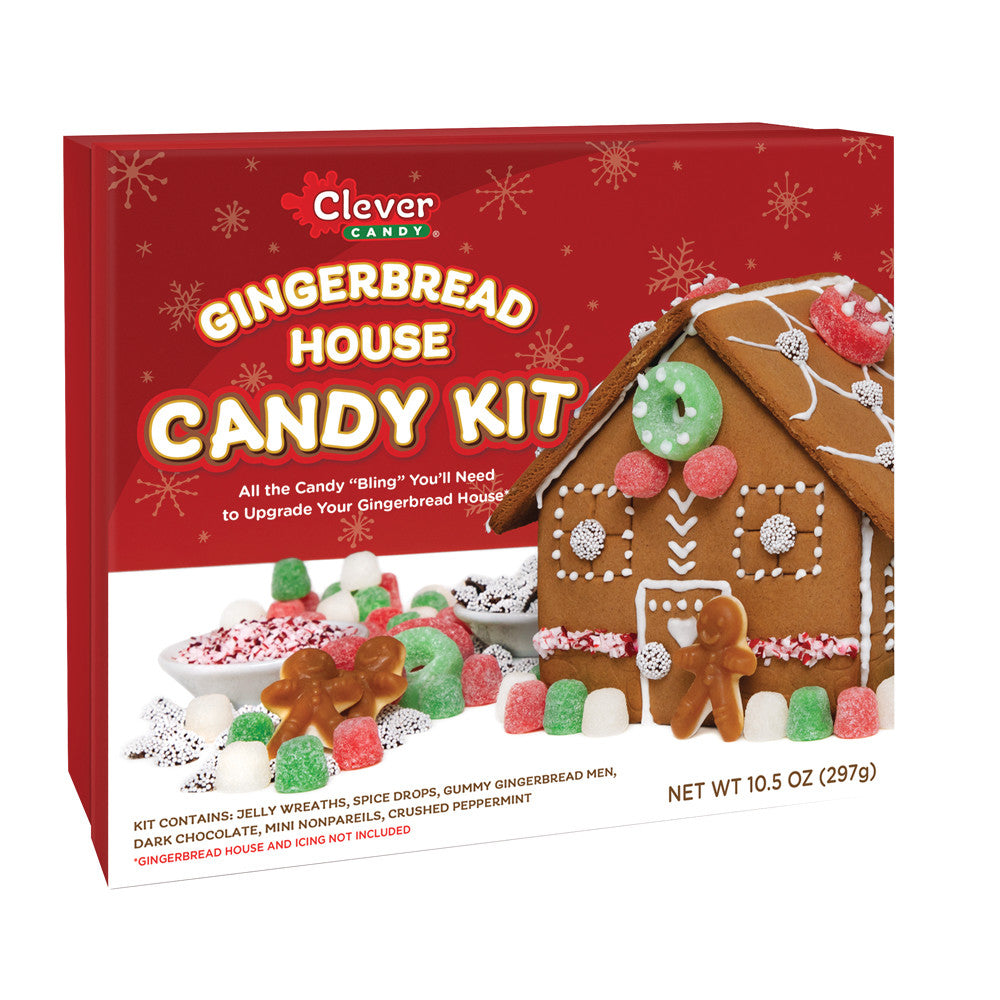 Wholesale Gingerbread House Candy Kit 10.5 Oz Box - 10 Pack Bulk