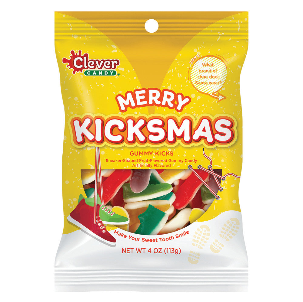 Wholesale Müttenberg Candy Merry Kicksmas 4 Oz Peg Bag Bulk