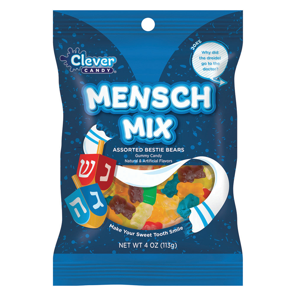 Wholesale Müttenberg Candy Mensch Mix 4 Oz Peg Bag-12ct Case Bulk