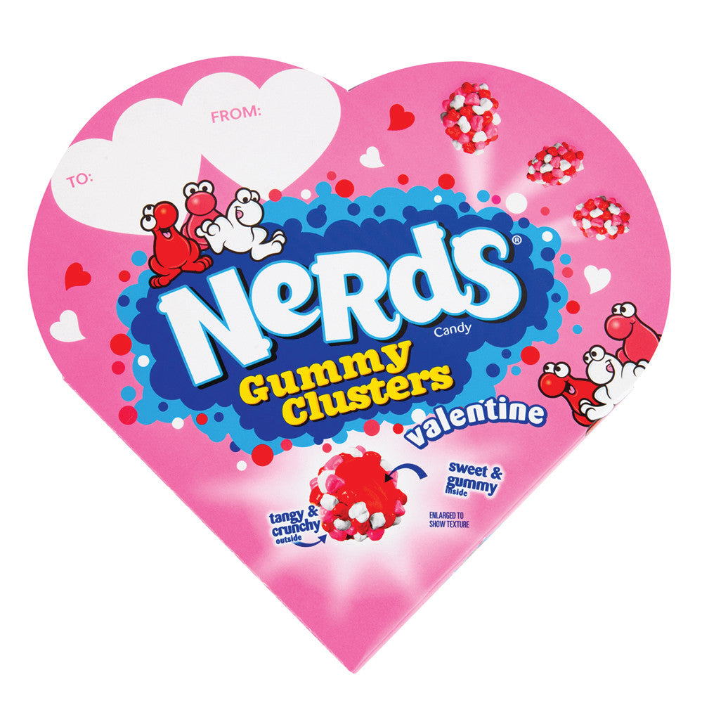 Wholesale Nerds Valentine'S Day Heart Clusters 6 Oz Bulk