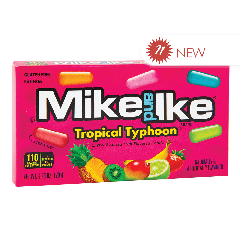 Wholesale Mike & Ike Tropical Typhoon 4.25 Oz Theater Box- Bulk
