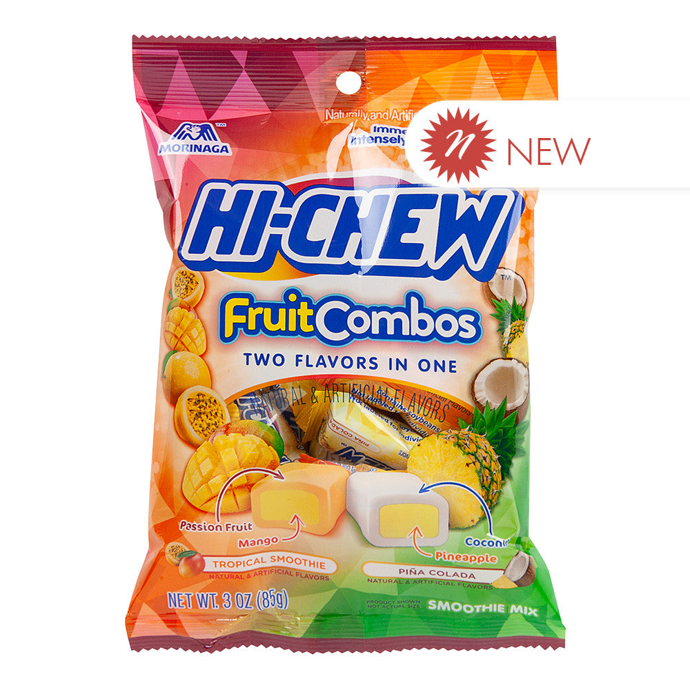 Wholesale Hi Chew Fruit Combos 3 Oz Peg Bag Bulk