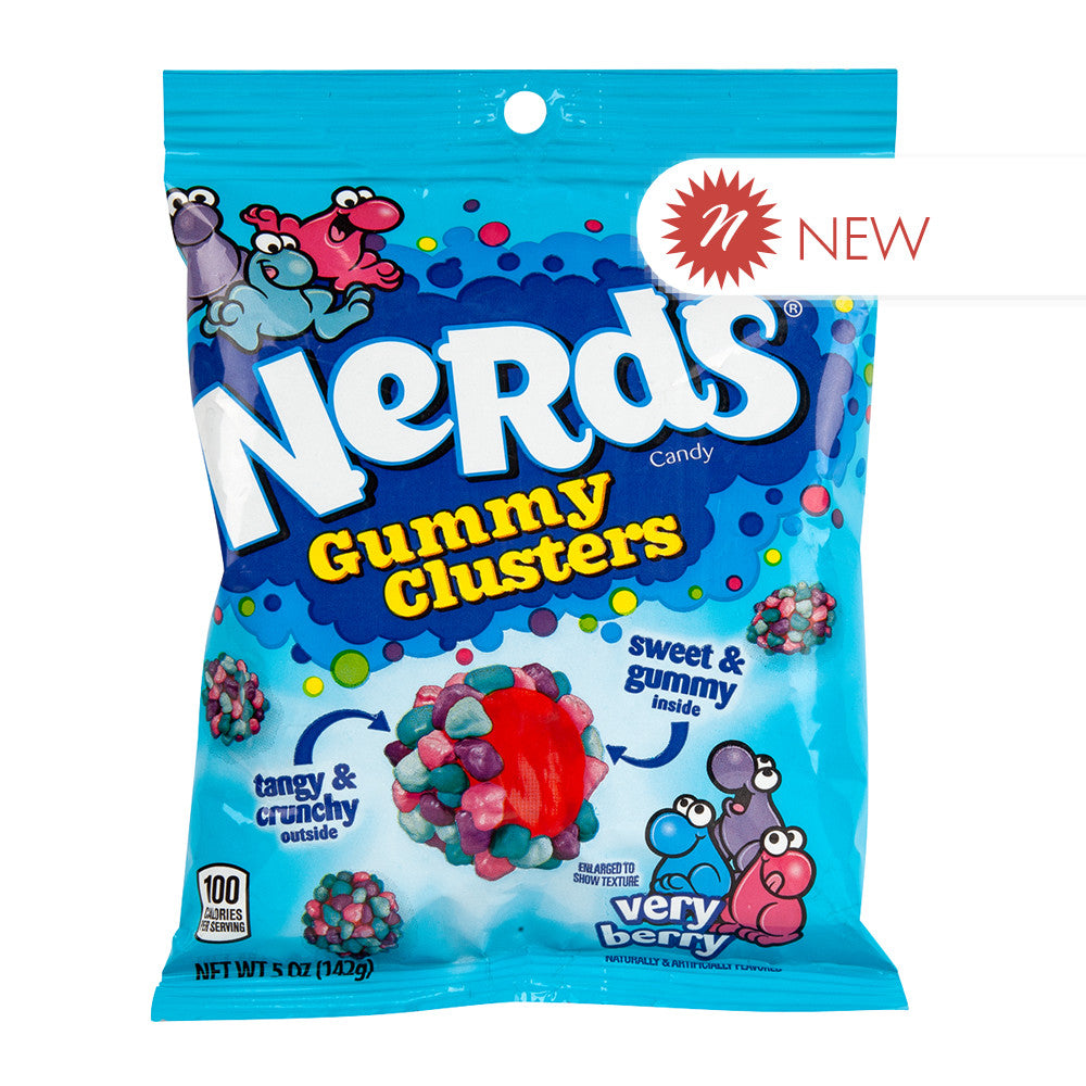 The New Nerds Gummy Clusters Combine Crunchy and Gummy Bites, So Check the  Candy Aisle