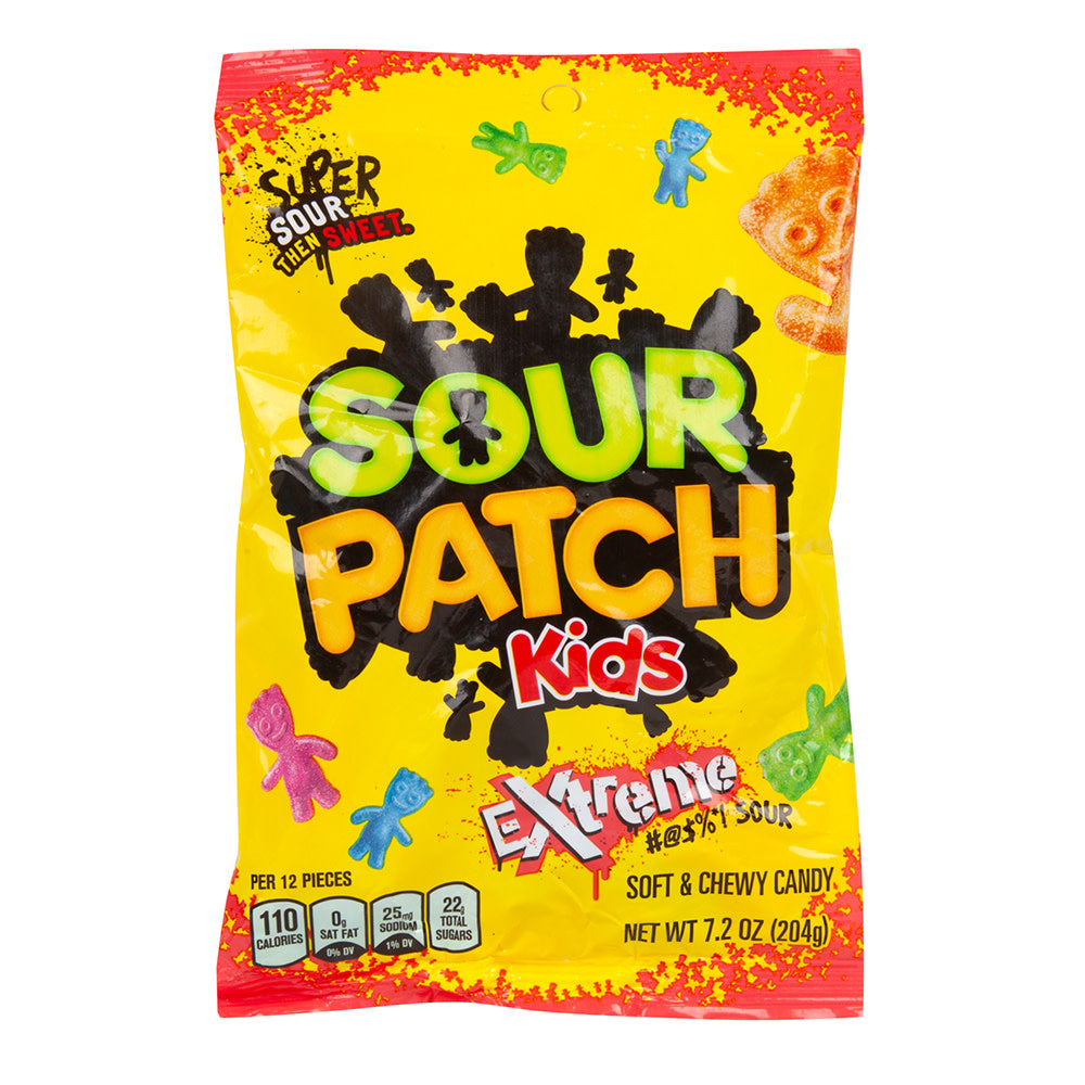 Sour Patch Kids Extreme Sour Candy 7.2 Oz