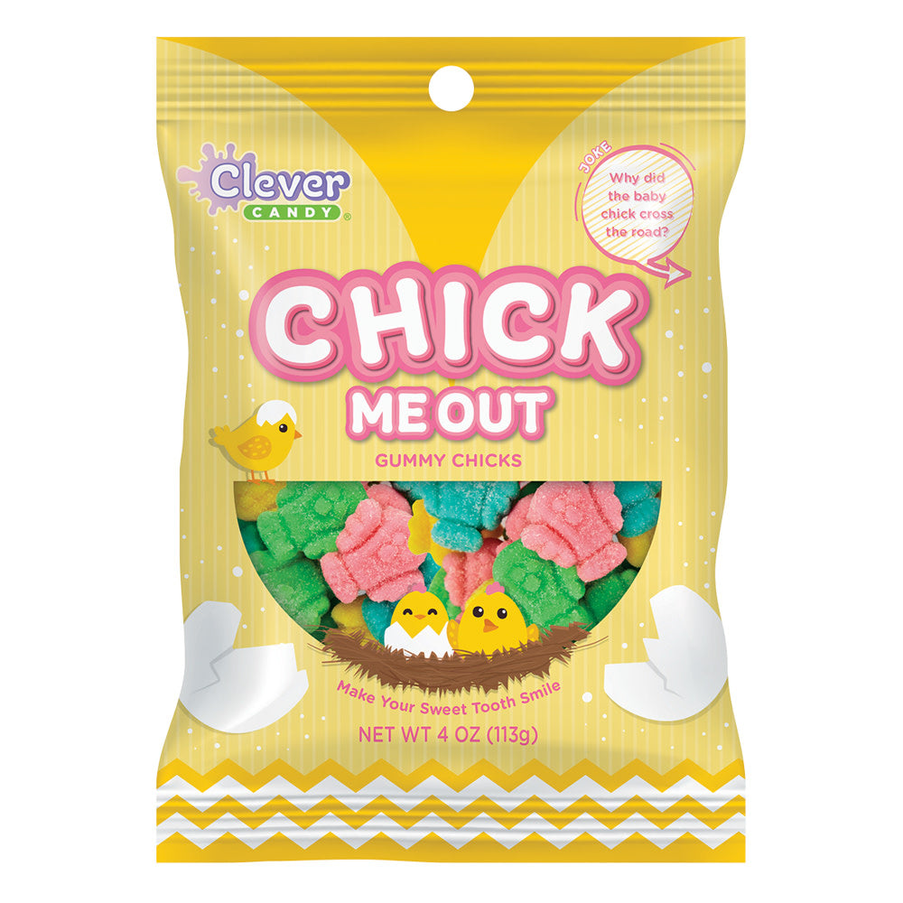 Müttenberg Candy Gummy Chicks 4 Oz Peg Bag