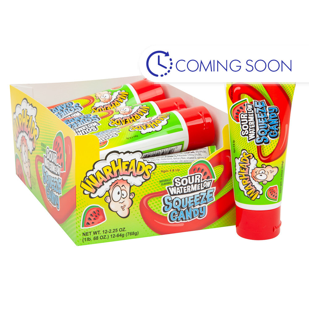 Warheads Watermelon Sour Squeeze Candy 2.25 Oz