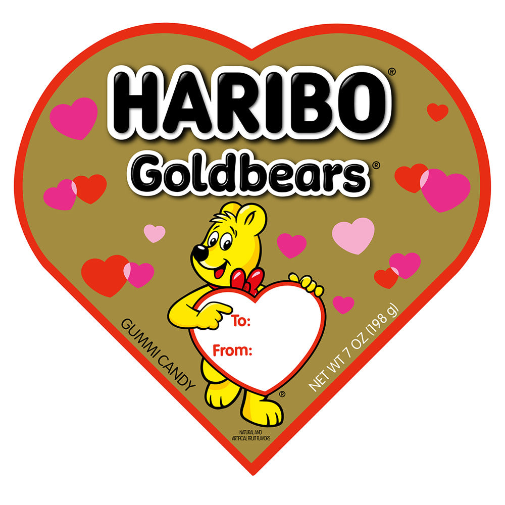 Wholesale Haribo - Goldbears - Heart Box - 7Oz Bulk
