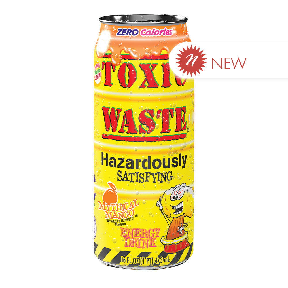 Toxic Waste Mythical Mango Energy Drink 16 Oz *Not For Sale In Canada*