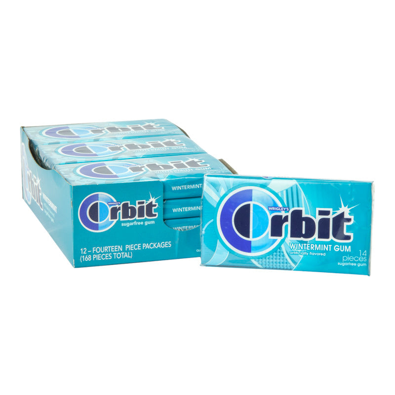 Wholesale Orbit Sugar Free Wintermint Gum- Bulk