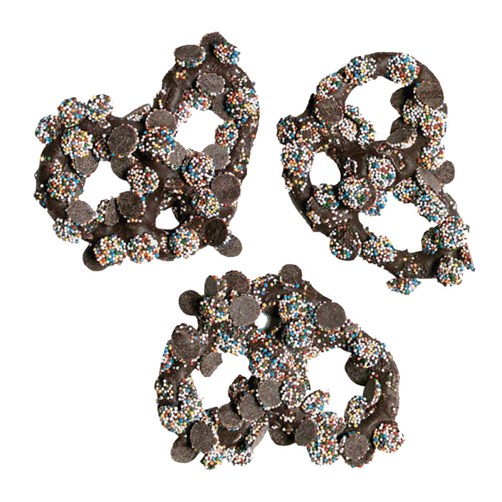 Wholesale Nancy Adams Dark Chocolate With Mini Snocaps Premier Pretzel- Bulk