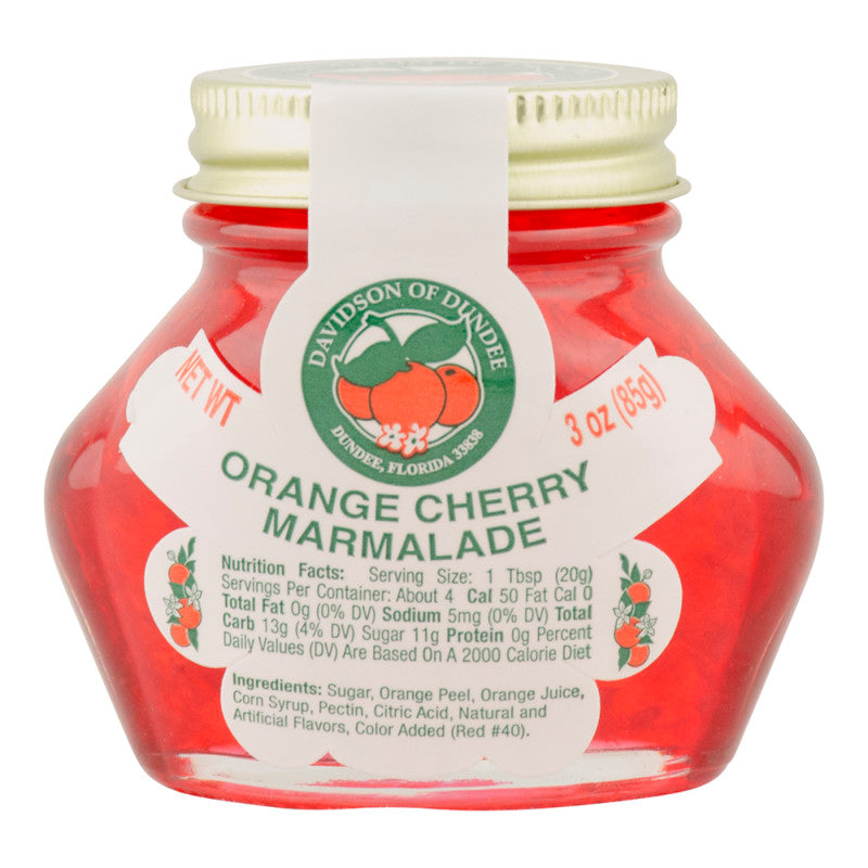 Wholesale Dod Orange Cherry Marmalade 3 Oz Jar *Fl Dc Only*- Bulk