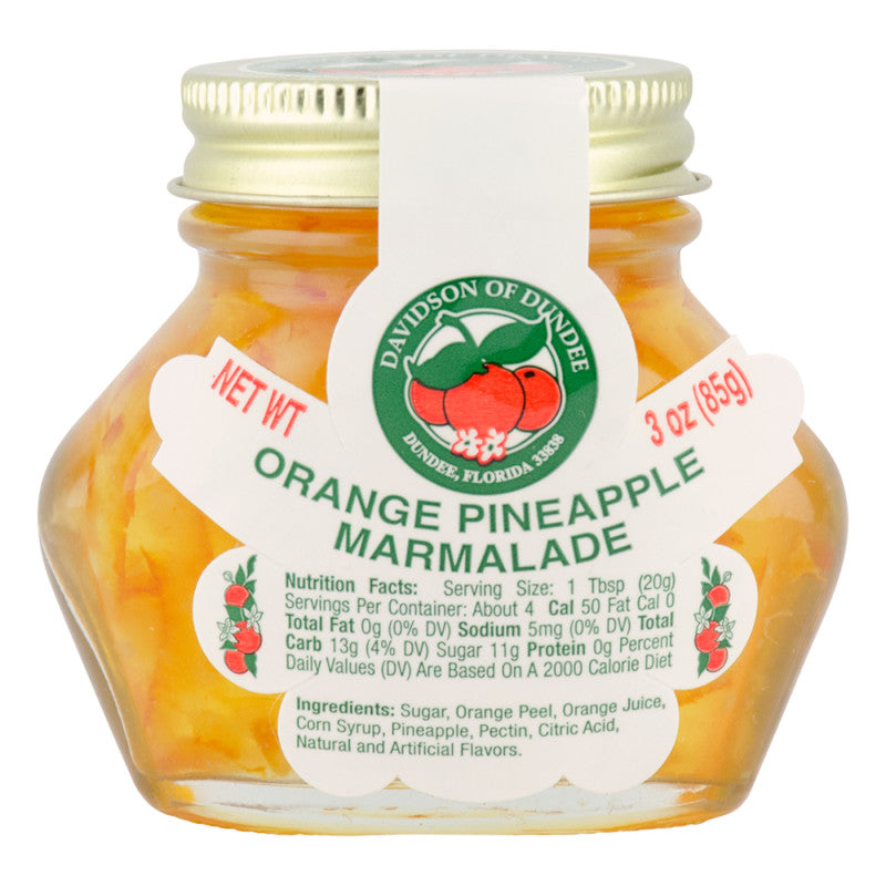 Wholesale Dod Orange Pineapple Marmalade 3 Oz Jar *Fl Dc Only*- Bulk