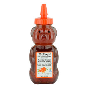 Wholesale Mccoy'S Orange Blossom Honey 12 Oz Bear Squeeze Bottle *Fl Dc Only* - 12ct Case Bulk