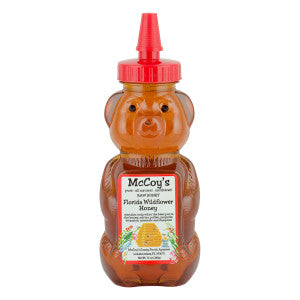 Wholesale Mccoy'S Wildflower Honey 12 Oz Bear Squeeze Bottle *Fl Dc Only* - 12ct Case Bulk