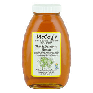 Wholesale Mccoy'S Palmetto Honey 1 Lb Glass Bottle *Fl Dc Only* 6ct Box Bulk