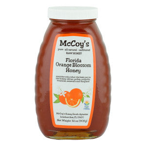 Wholesale Mccoy'S Orange Blossom Honey 2 Lb Glass Bottle *Fl Dc Only* 6ct Box Bulk