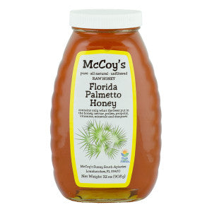 Wholesale Mccoy'S Palmetto Honey 2 Lb Glass Bottle *Fl Dc Only* 6ct Box Bulk