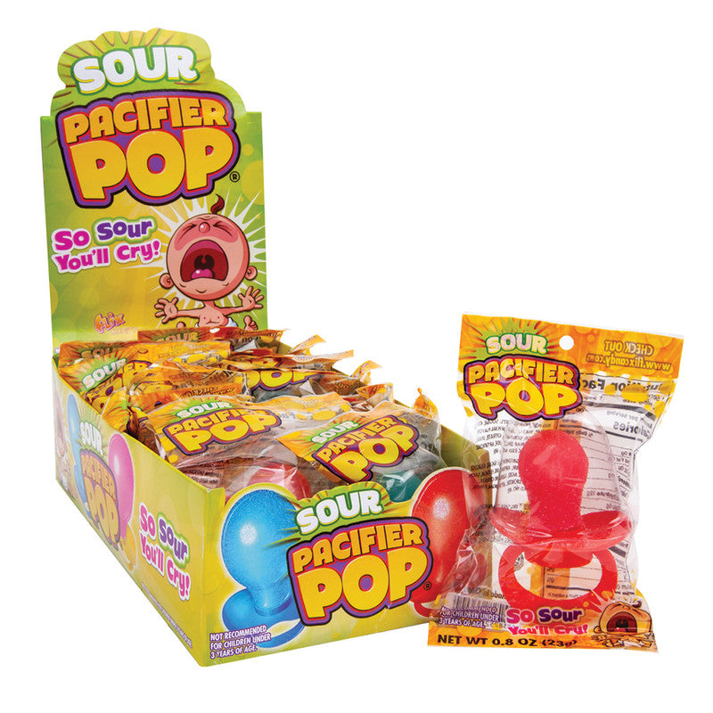 Wholesale Sour Pacifier Pop 0.8 Oz- Bulk