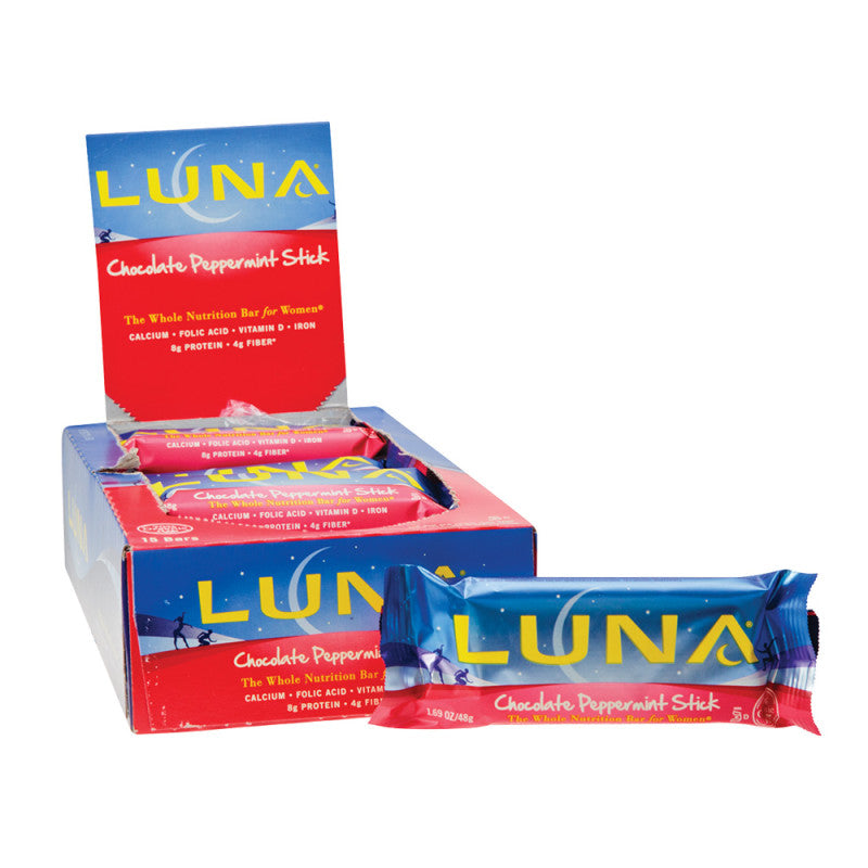 Wholesale Luna Chocolate Peppermint Stick 1.69 Oz Bar - 240ct Case Bulk