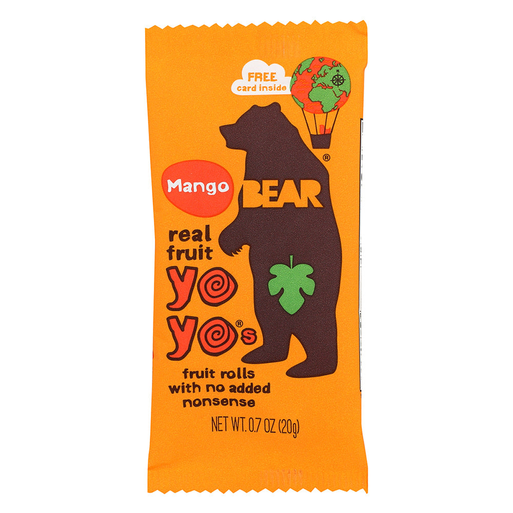Bear Real Fruit Yoyo'S Mango Singles 0.7 Oz