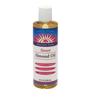 Wholesale Heritage Store Almond Oil Sweet With Vitamin E 8 Oz Bottle 1ct Each- Bulk