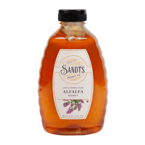 Wholesale Sandt'S Alfalfa Honey 2 Lb Bottle - 12ct Case Bulk