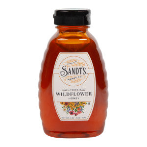Wholesale Sandt'S Wildflower Honey 1 Lb Bottle - 12ct Case Bulk
