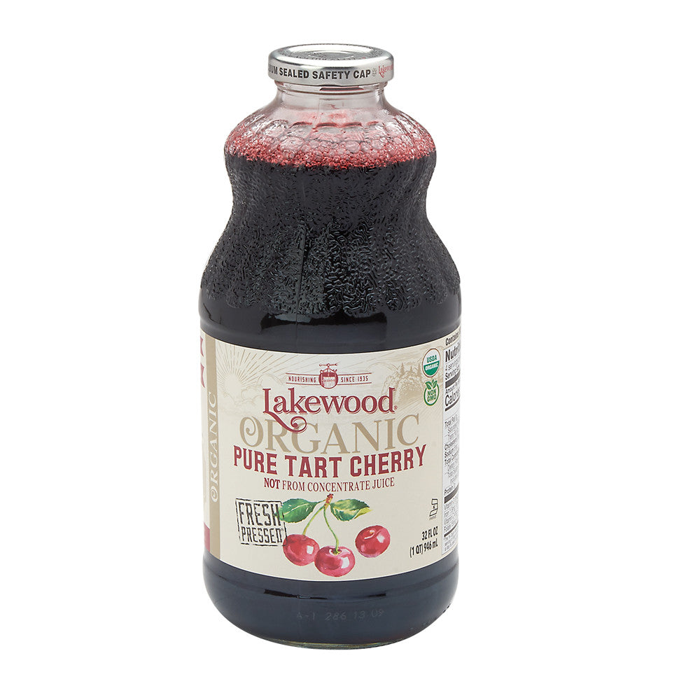 Wholesale Lakewood Organic Juices Tart Chrry Juice 32 Oz Bottle- Bulk