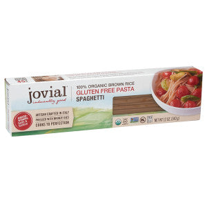 Wholesale Jovial Gluten Free Brown Rice Pasta Spaghetti 12 Oz Box 12ct Case Bulk