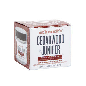 Wholesale Schmidt's Cedarwood Juniper Deodorant 2 Oz Jar Bulk