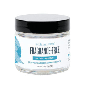 Wholesale Schmidt's Fragrance Free Deodorant 2 Oz Jar Bulk
